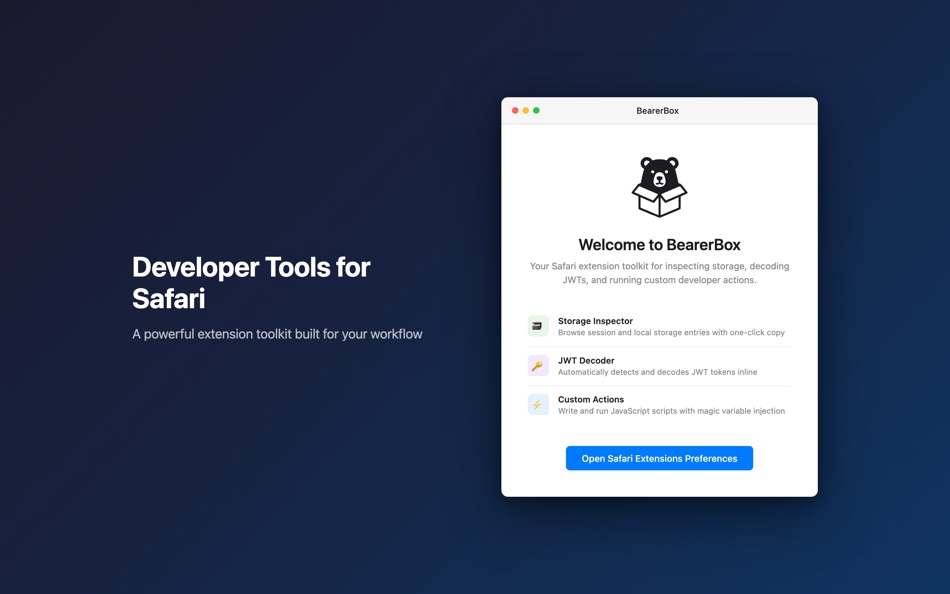 #5. BearerBox (macOS) Ved: Ionut Hagi