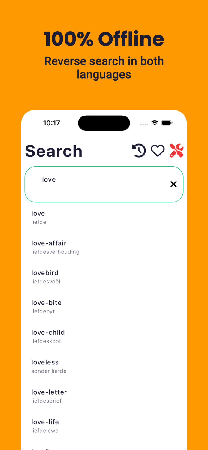 Afrikaans Dictionary Dict Box