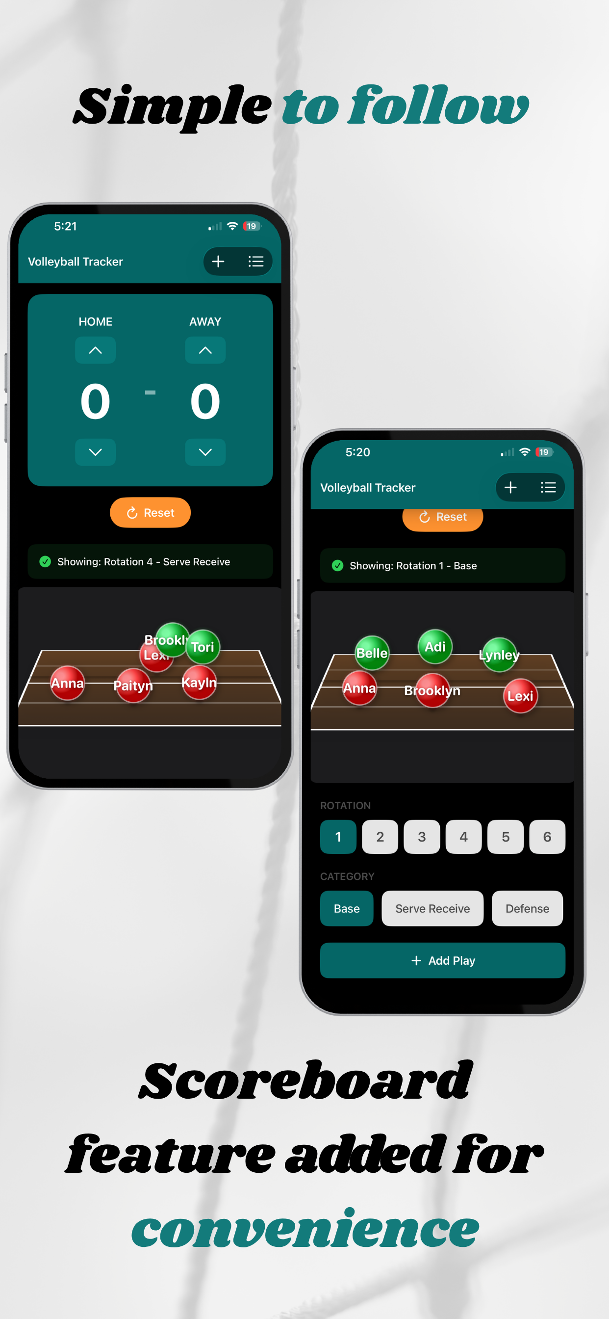 Volleyball Rotations Tracker screenshot 5