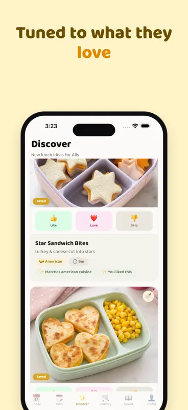 Lunchbox: Family Lunch Planner screenshot 2 of 6