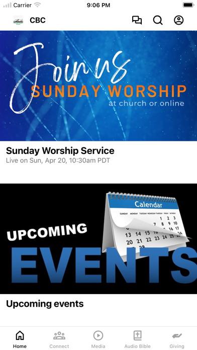 Chewelah Baptist Church Screenshot