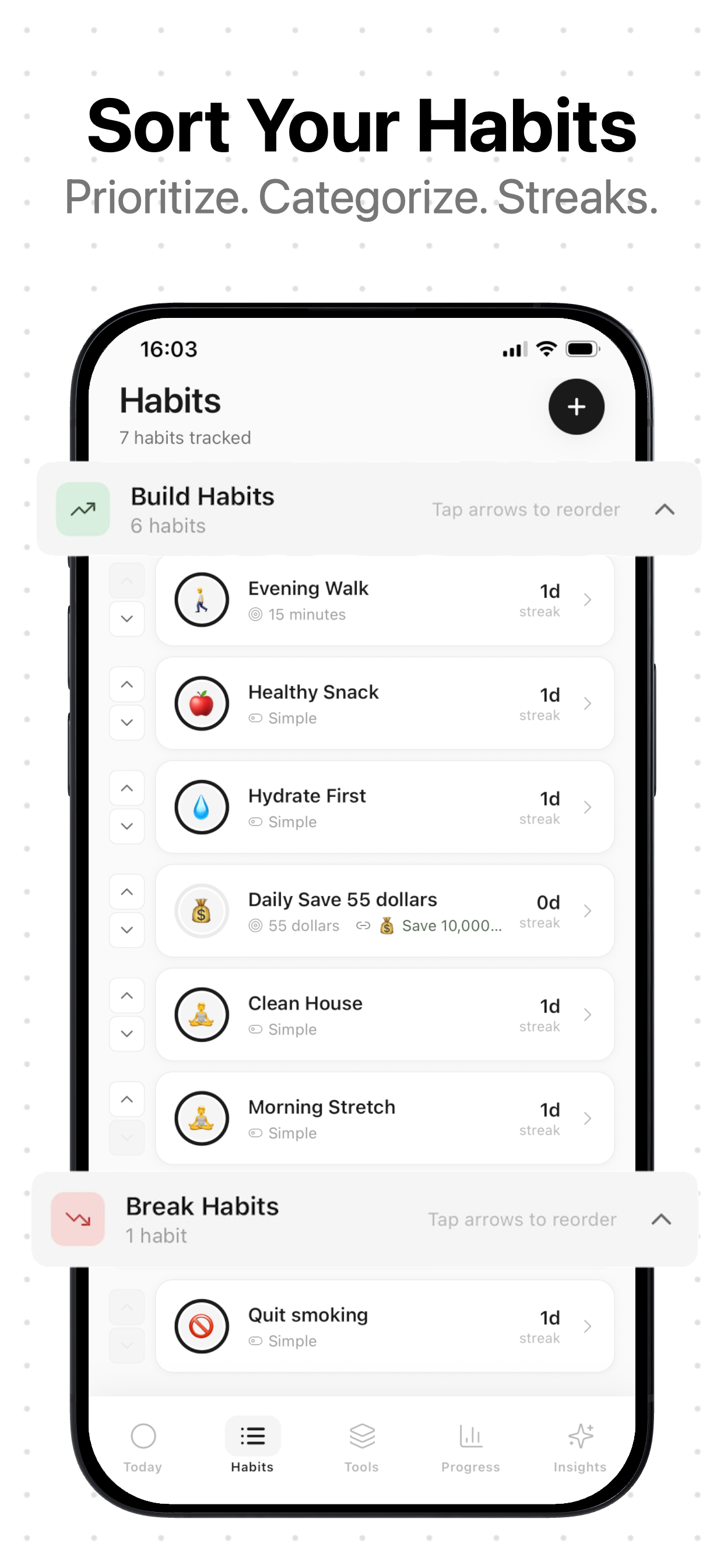 Goal & Consistency Tracker: 1%