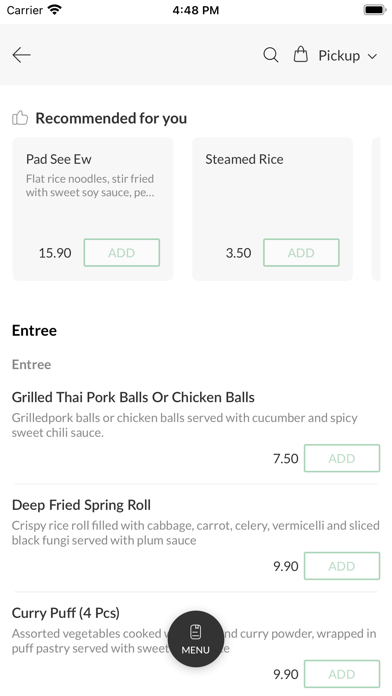 Screenshot #2 pour Thai Thae Restaurant