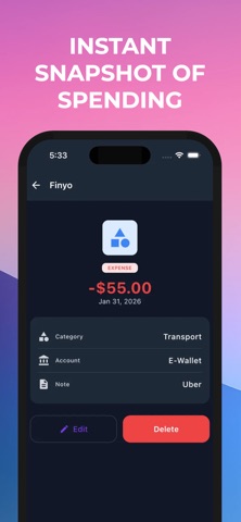 Finyo: Simple money tracking Screenshot 8 of 8