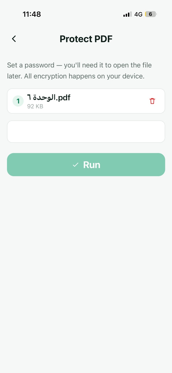 iPhone screenshot