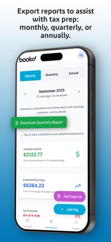 Bookd Finances- 1099 Workers Screenshot 6 of 6