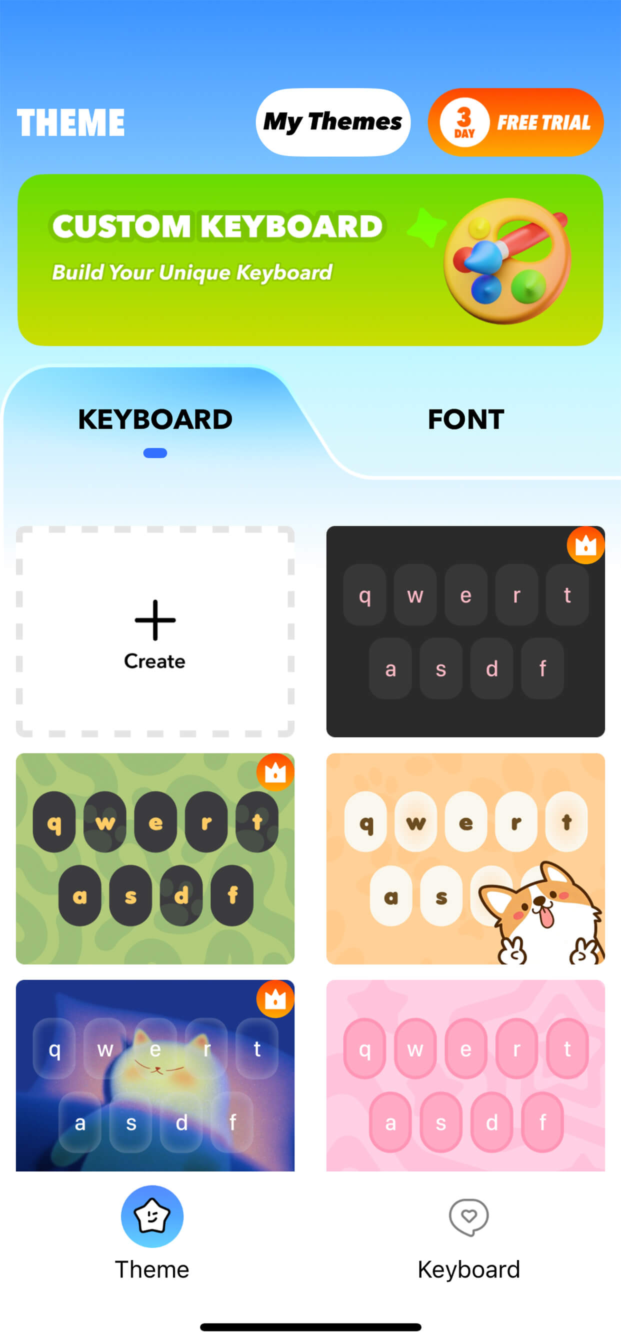 Cool Keyboard - Themes, Fonts screenshot 4
