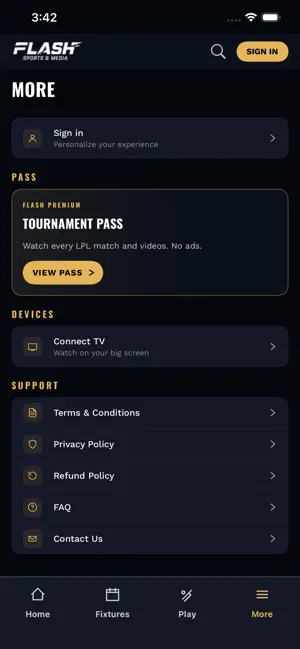 Flash Sports and Media screenshot 4
