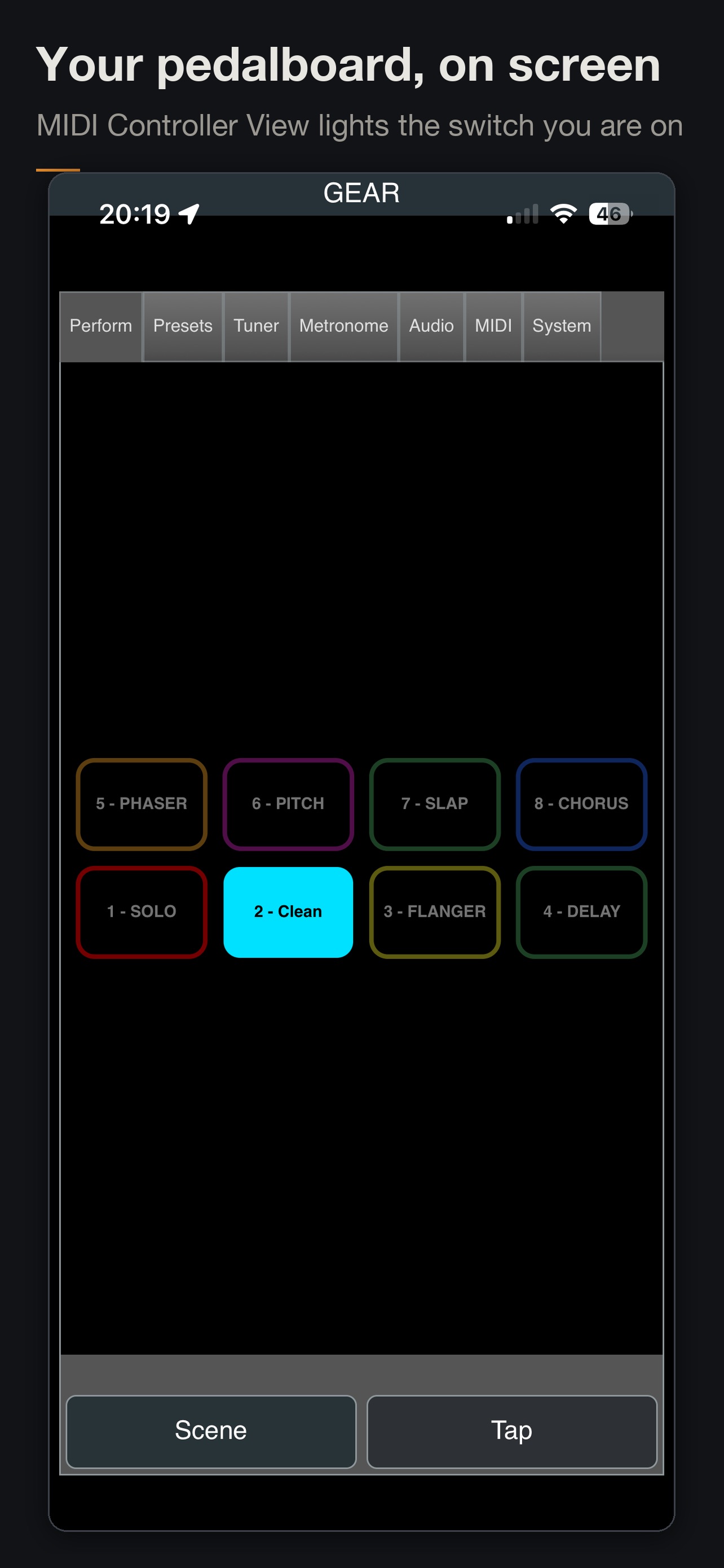 Screenshot 2 of GEAR-Guitar Effects & Amp Rack