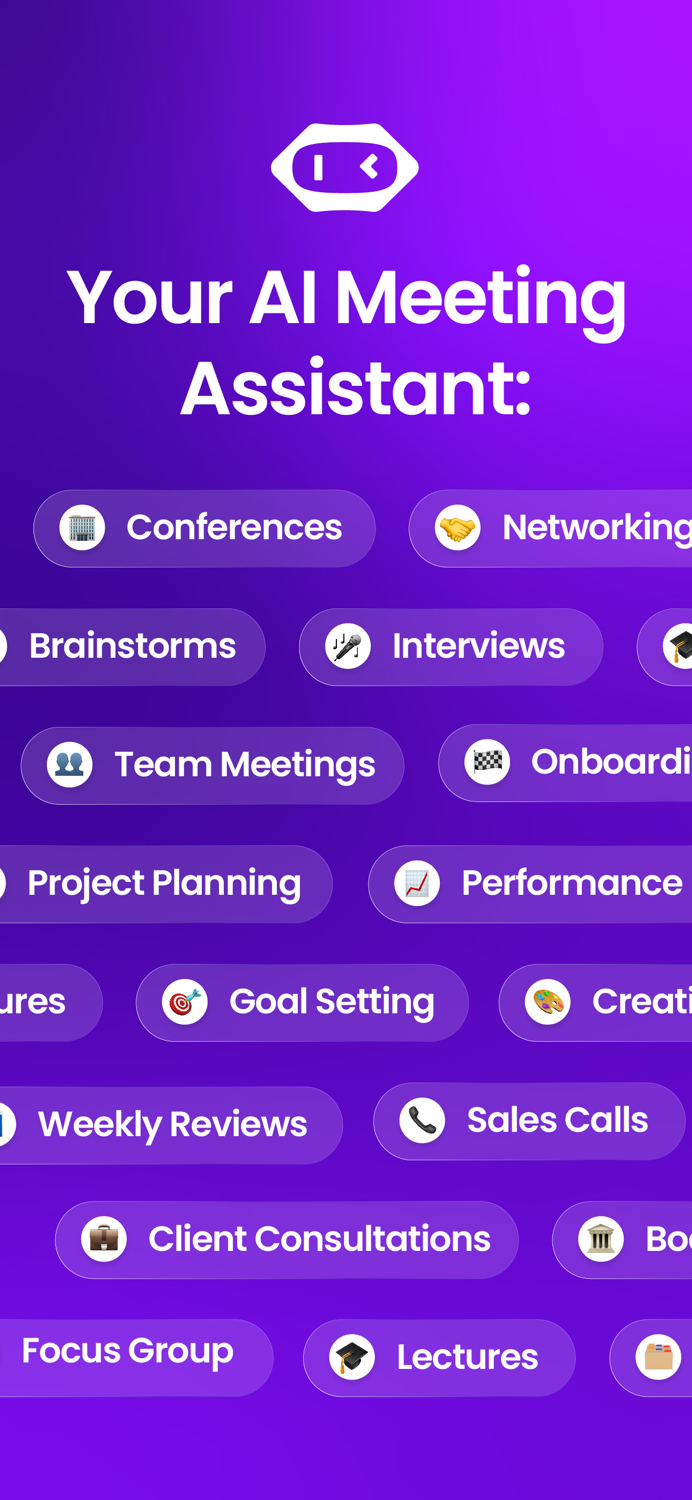 MeetGeek AI NoteTaker App