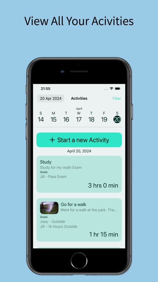 #2. Ticker Activity Tracker (iOS) Podle: Tucker Bichsel