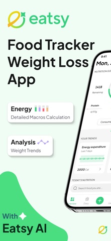 Eatsy: AI Calorie Counter iPhone screenshot 1