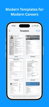 Resume AI - CV Maker & Builder: Screenshot 2 von 5