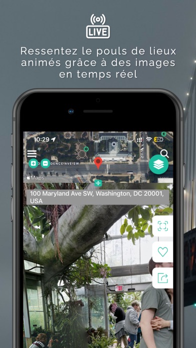 Screenshot #2 pour MAPAS: Cartes 3D GPS et Vue en