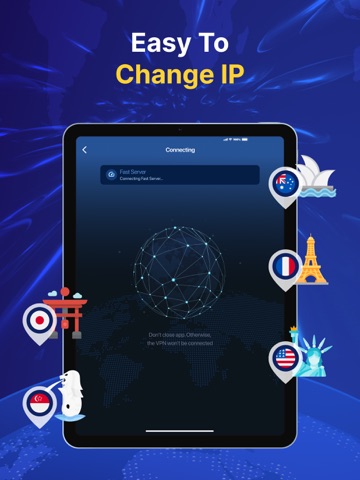 VPN Lite: Super VPN Proxy iPad screenshot