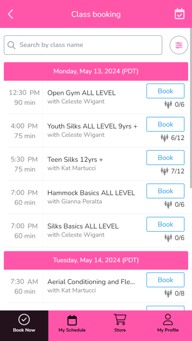 Napa Aerial Fitness Screenshot 2 - AppWisp.com Napa Aerial Fitness Screenshot 2 - AppWisp.com