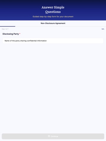 LegalForge: AI Legal Docs iPad screenshot