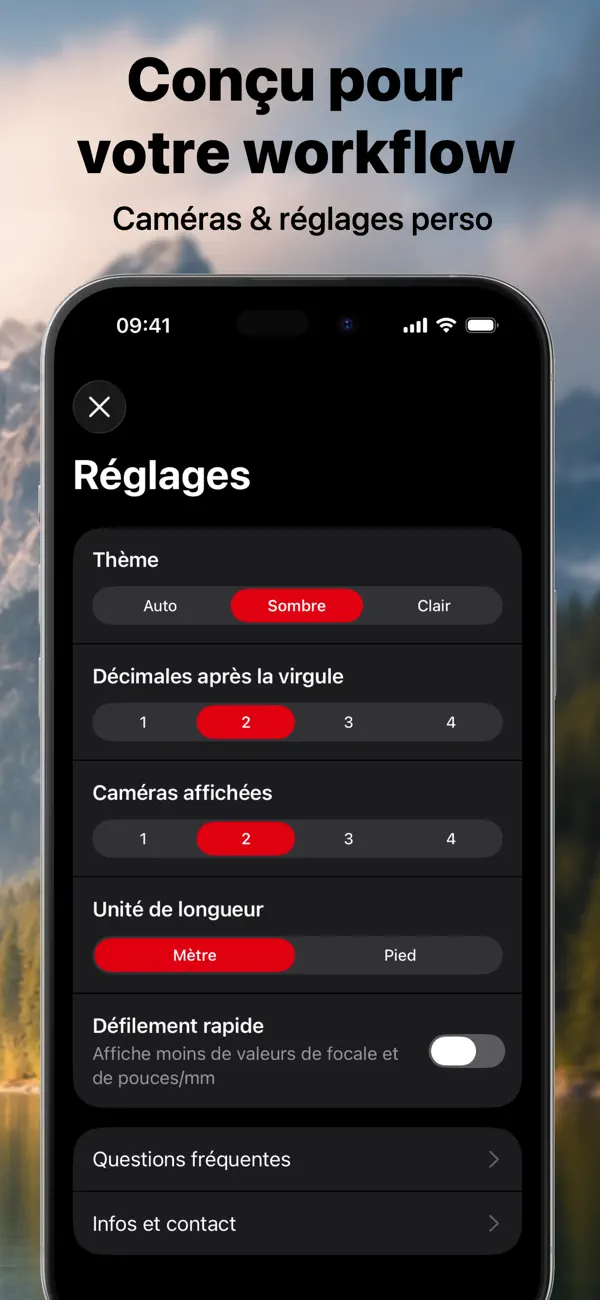 Screenshot #3 pour Simple DoF Calculator