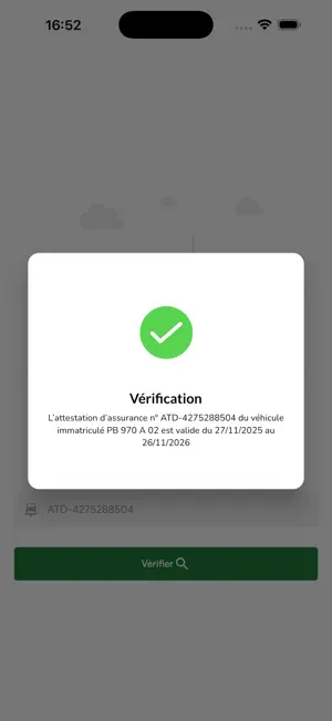 eControle Attestations – GN screenshot 2