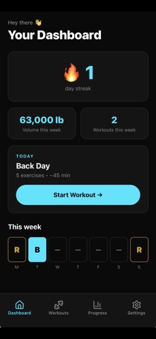 Repd Lift Tracker Screenshot 1 of 10