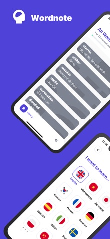 Wordnote - Vocab Flashcards screenshot