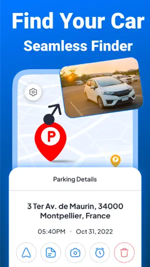 Find My Car - Parking Tracker・ screenshot 1