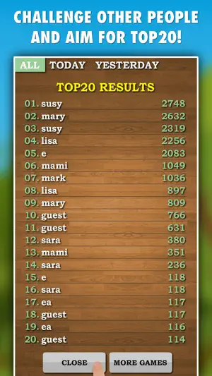 Anagrams Guessing Game screenshot 2