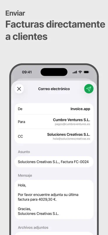Invoice.app: Creador Rápido screenshot 7 of 8