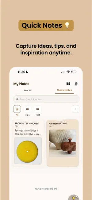 OnceClay - Ceramics Notebook screenshot 3