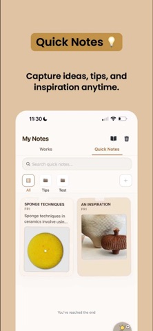 OnceClay - Ceramics Notebook Screenshot 3 of 6