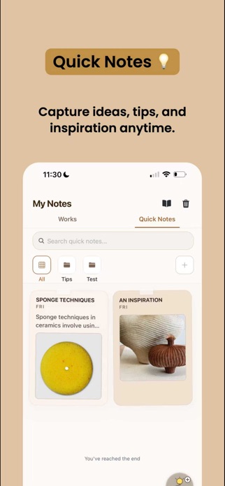OnceClay - Ceramics Notebook Screenshot 3 of 6