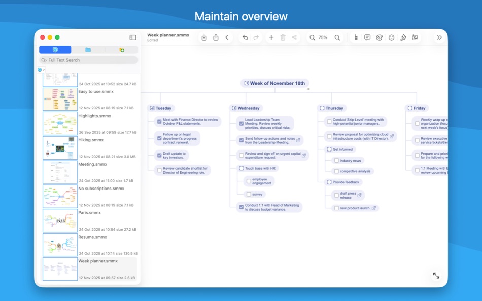 #10. SimpleMind Pro (macOS) Ved: ModelMaker Tools BV