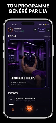 IRONIQ – Coach Musculation IA iPhone screenshot 2