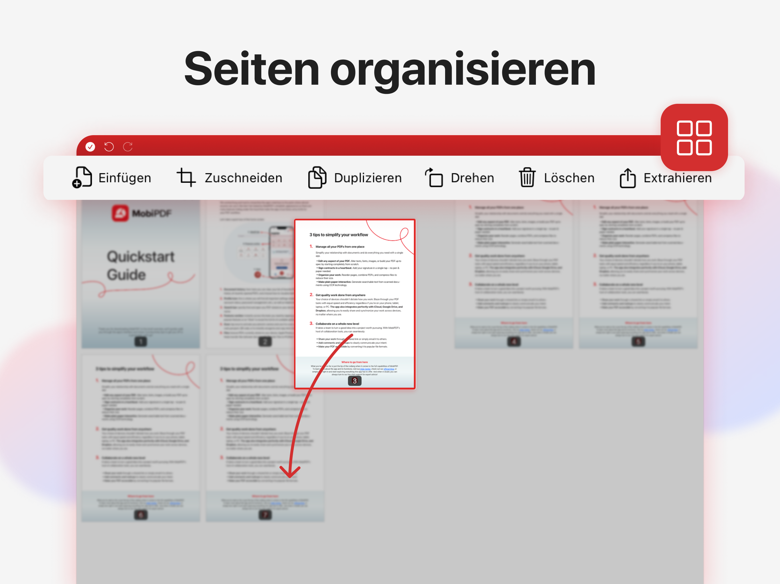 MobiPDF: PDF Datei Bearbeiten