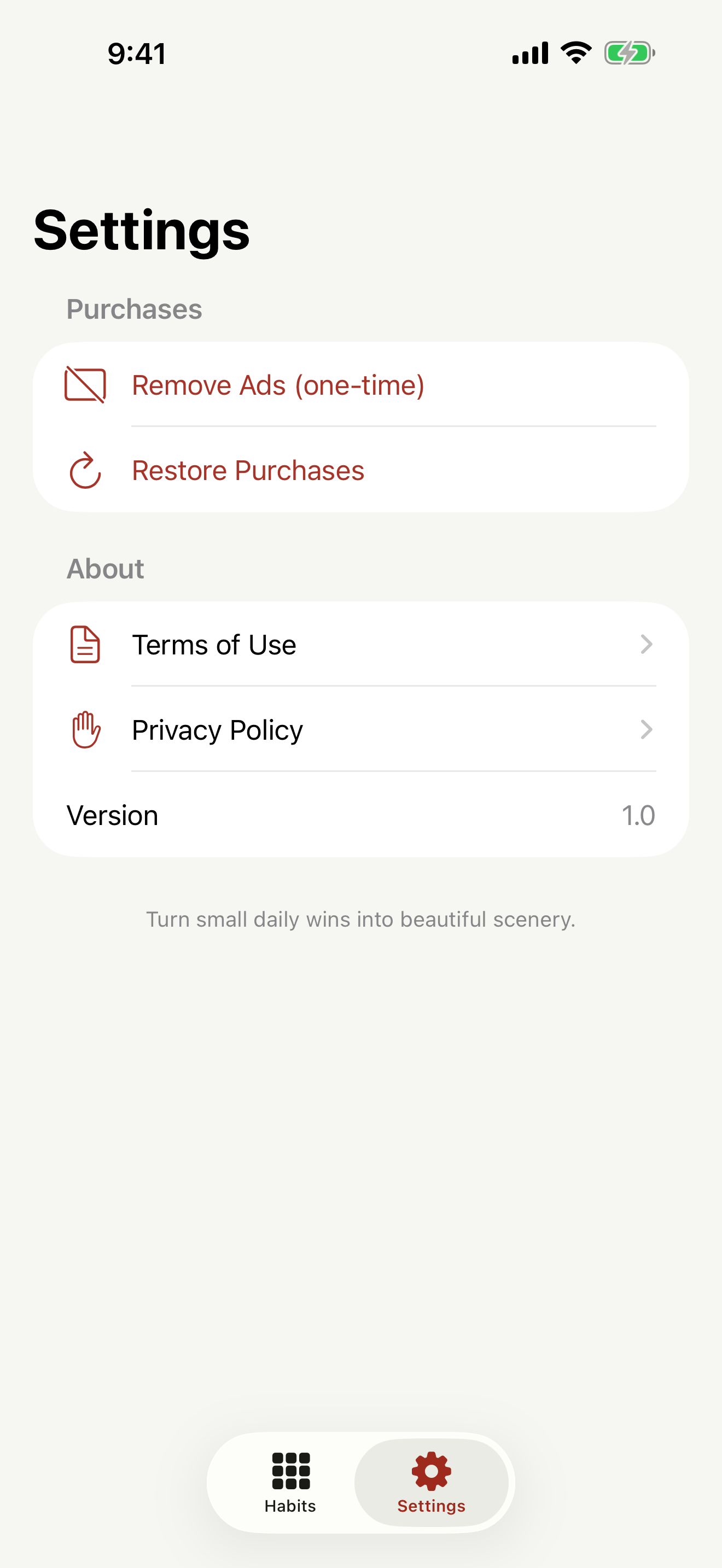 Wafu Habit Grid screenshot 4