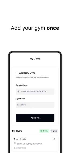 GymTrack: Auto-Log Workouts screenshot 2