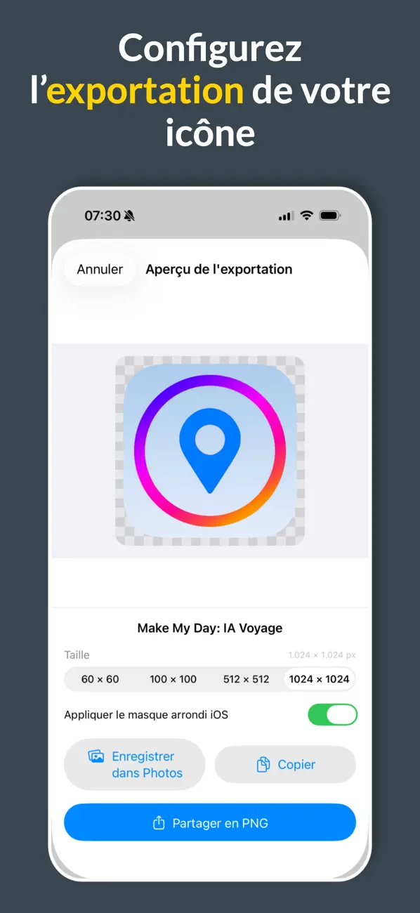 Screenshot #3 pour App Icon Extractor