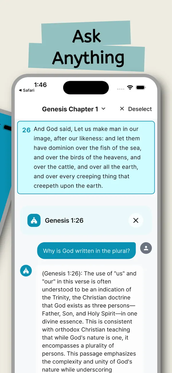 #2. ChatBible: Read & Ask (iOS) Ved: Minjun Park