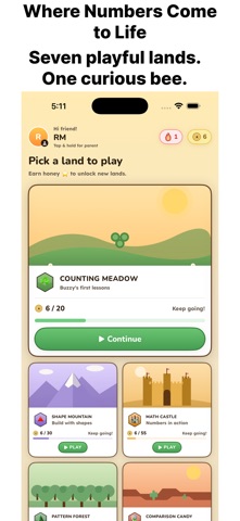 NumBee: Preschool Math Game screenshot