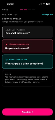 Lafla: İngilizce Konuşma screenshot