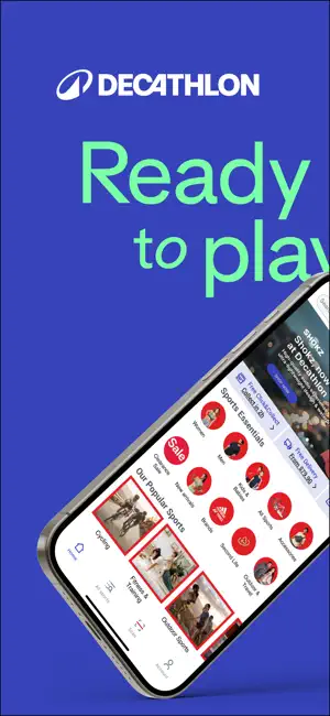 Decathlon Shopping App iPhone screenshot 1