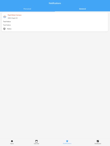 Rapti Babai Campus iPad screenshot