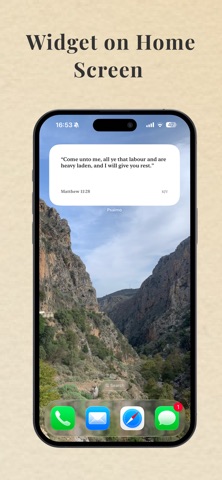 Psalmo: Daily Bible Verse Lock iPhone screenshot