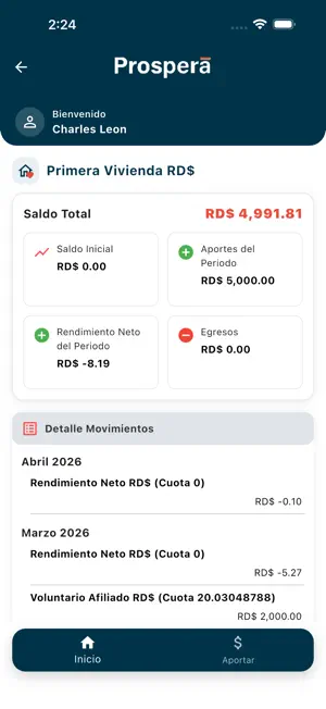 Prospera App screenshot 1