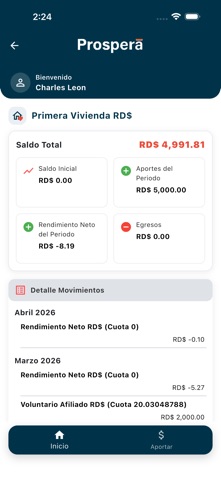 Prospera App screenshot