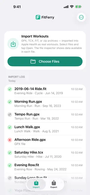 FitFerry screenshot 1