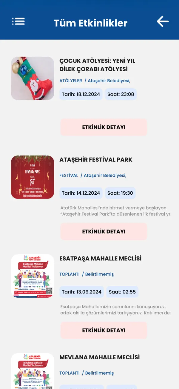Screenshot #1 pour Ataşehir Rehberi