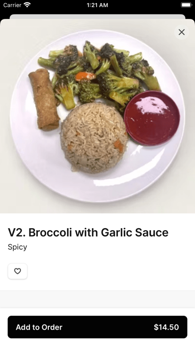 The Bamboo House iPhone screenshot 4 - Food & Drink app