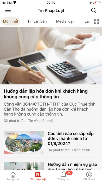 Luật Việt Nam Screenshot