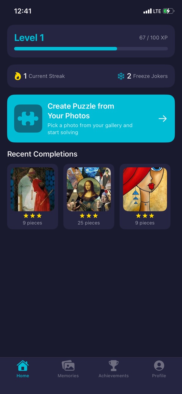 iPhone screenshot